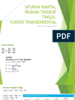 Turunan Fungsi Transendental