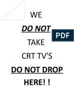 Crt Tv Sign Crap