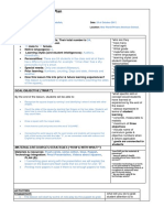 template for lesson plan