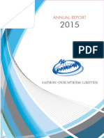 Gatron Annual Report 2015