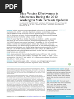Tdap Vaccine Effectiveness in Adolescents (Acosta 2017)