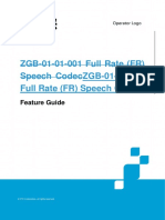 ZGB-Full Rate (FR) Speech Codec Feature Guide ZXUR 9000(V11.2.0)