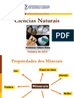 CN 7ano - Propriedades Dos Minerais