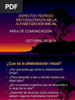 Aspectos Teórico-Metodológicos de La Alfabetización Inicial