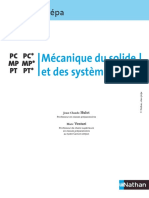 Mécanique Du Solide Et Des Systèmes PC MP PT