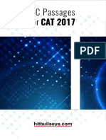 RC Passages For CAT 2017