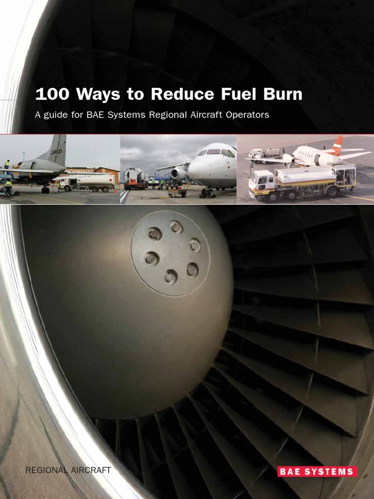100 Ways to Reduce Fuel Burn Aircraft Flight