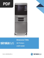 User Guide Strarasys - Dimension Elite - 3D Printer