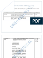 Carta Descriptiva Sensibilización y Prevención de La Violencia de Género