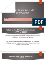 Unfair Dismissals Act 1977-2007
