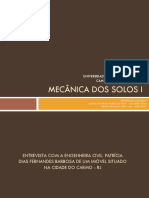 Slide Mecânica Dos Solos I