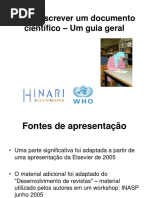 Port Ferramentas Para o Autor Como Escrever Um Artigo Cientifico 2009