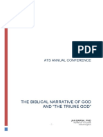 ATS Annual Conference on the Biblical Narrative of God