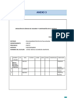 ANEXO 3 Creación de Codigo Usuario y Contraseña en El Siatdus