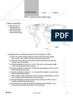 Contrastes de desenvolvimento e desigualdades