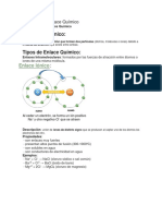 Ejemplos de Enlace Químico