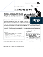 Christmas Carol - Stave 1 - Setting Imagery Mood - Text Marking Exercise For Setting Close Reading PDF