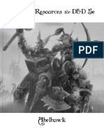 Warcraft Resources For D&D 5e PDF