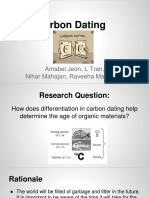 Carbon Dating Ibmm2 HL Ia