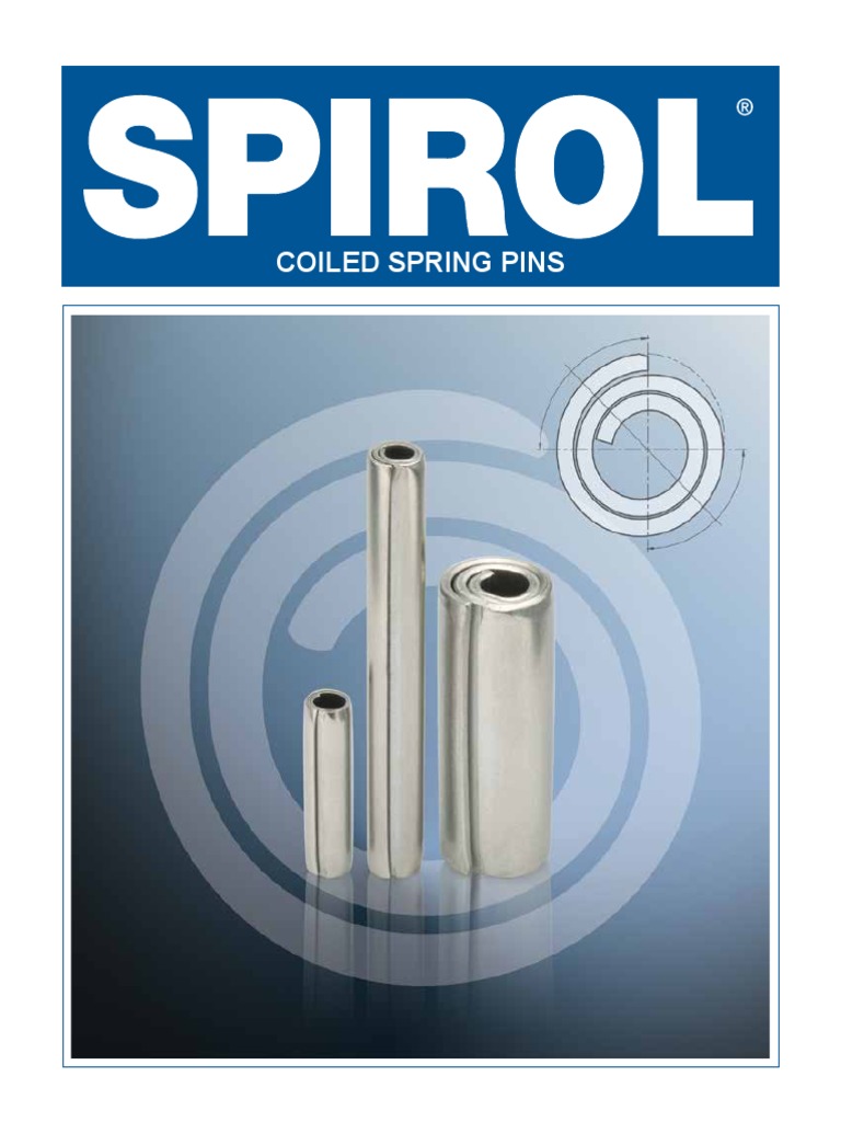 Design Guide, Spring, Pin, Coiled, SPIROL PDF Engineering Tolerance