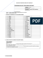 English Worksheet Unit 10 6th Grade