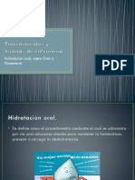 Procedimientos y Tecnicas de Enfermeria. Suero Oral. Suero Parenteral