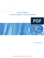 A Status Report On The Philippine Financial System: First Semester 2011