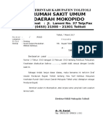 Surat Usulan Perubahan Perda Retribusi