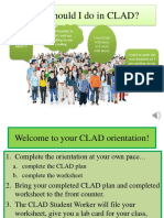 CLAD Orientation, Fall 2017