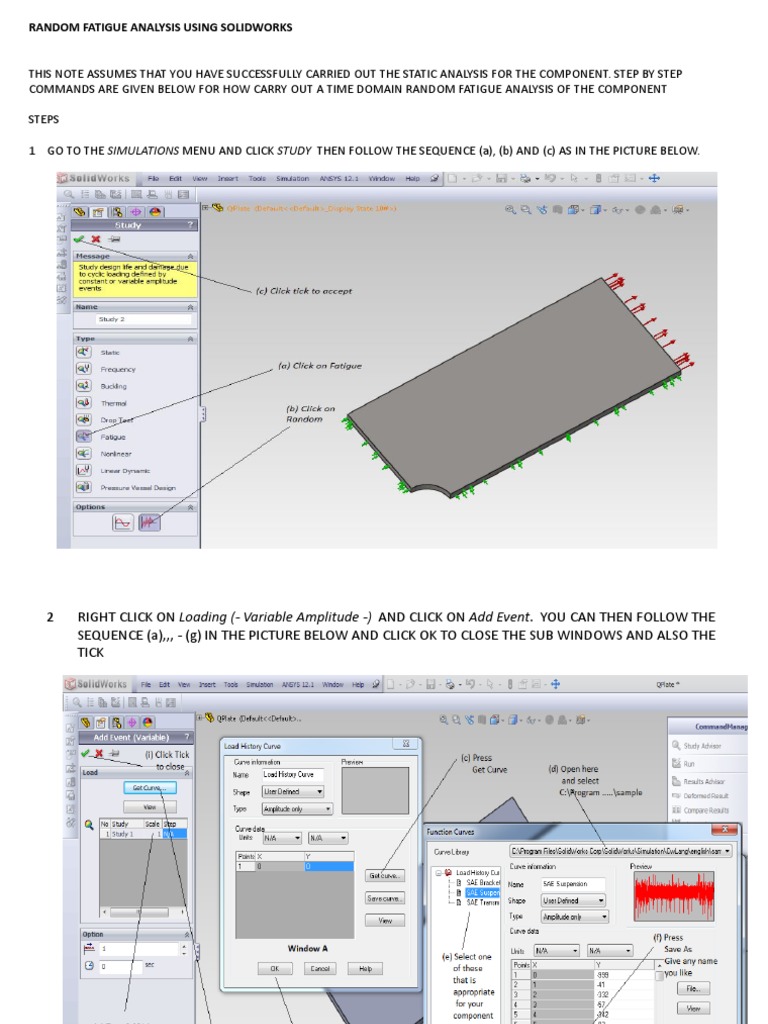 SOLIDWORKS FATIGUE SIMULATION TUTORIAL PDF visual data 4