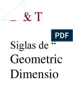 Siglas de ": Geometric Dimensio