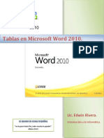 Tablas en Word 2012