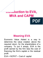 Eva Mva and Capm