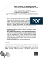 A Terapia Ocupacional em indivíduos com perturbações por uso de substância