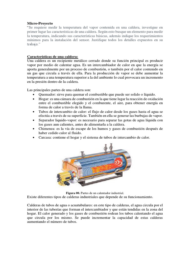 Instrumentacion | PDF | Caldera | Gases