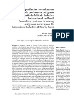 Experiências Inovadoras Na Formação de Prof Indigenas