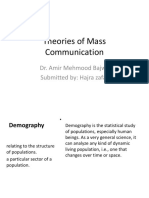 Theories of Mass Communication