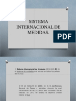 Sistema Internacional de Medidas