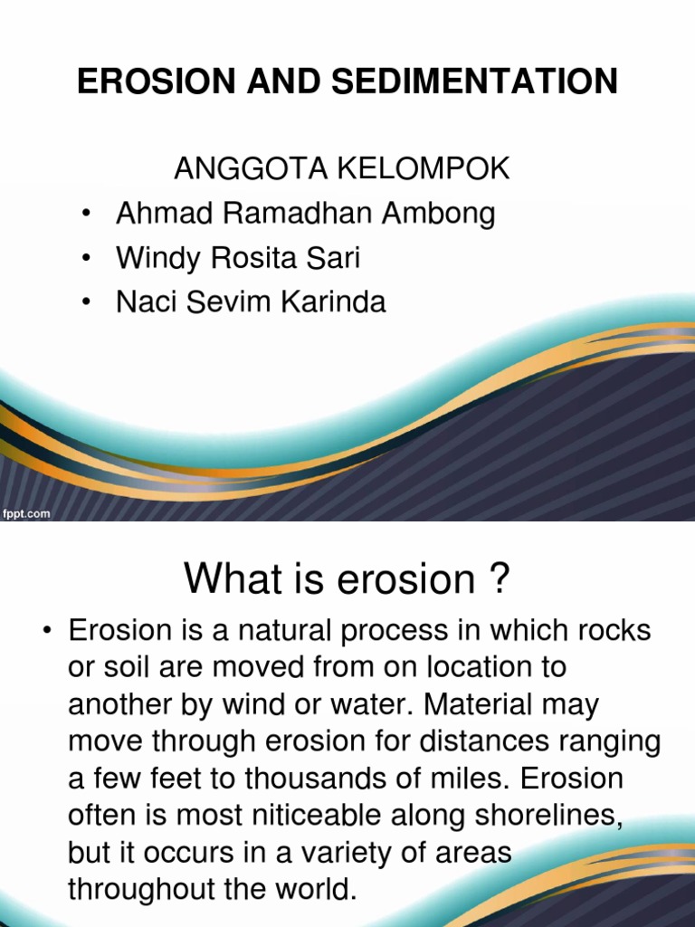 Understanding Erosion and Sedimentation | PDF | Erosion | River