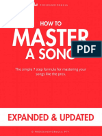 How To Master A Song (Second Edition) ProSoundFormula