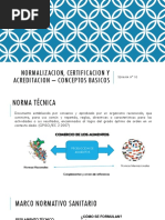 Semana N°10 - NORMALIZACION, CERTIFICACION Y ACREDITACION – CONCEPTOS BASICOS