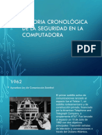 Historia Cronológica de La Seguridad en La Computadora