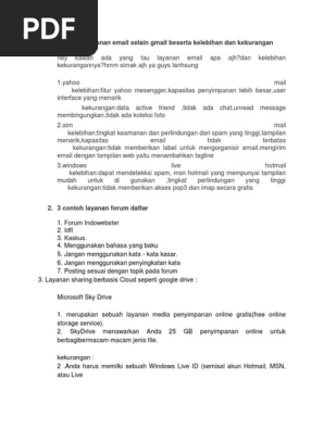 3 Contoh Layanan Email Selain Gmail Beserta Kelebihan Dan Kekurangan