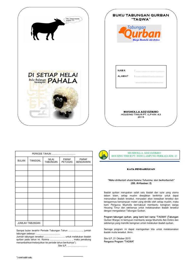 4800 Koleksi Contoh Surat Undangan Qurban Terbaru