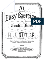 31 Easy Exercises For Contra Bass (Butler, Herbert J.)