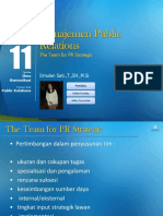 Human Resource Management in PR Activities Program