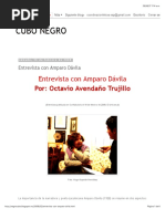 CUBO NEGRO- Entrevista con Amparo Dávila