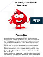 Kadar Gula Darah,Asam Urat & Cholesterol.pptx