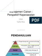 Manajemen Cairan: Perspektif Keperawatan