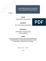 Ventaja Competitiva y Ventaja Comparativa